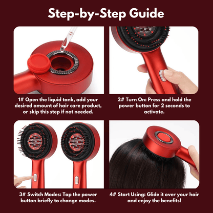 HairZen™ Red Light Therapy Scalp Massage Comb